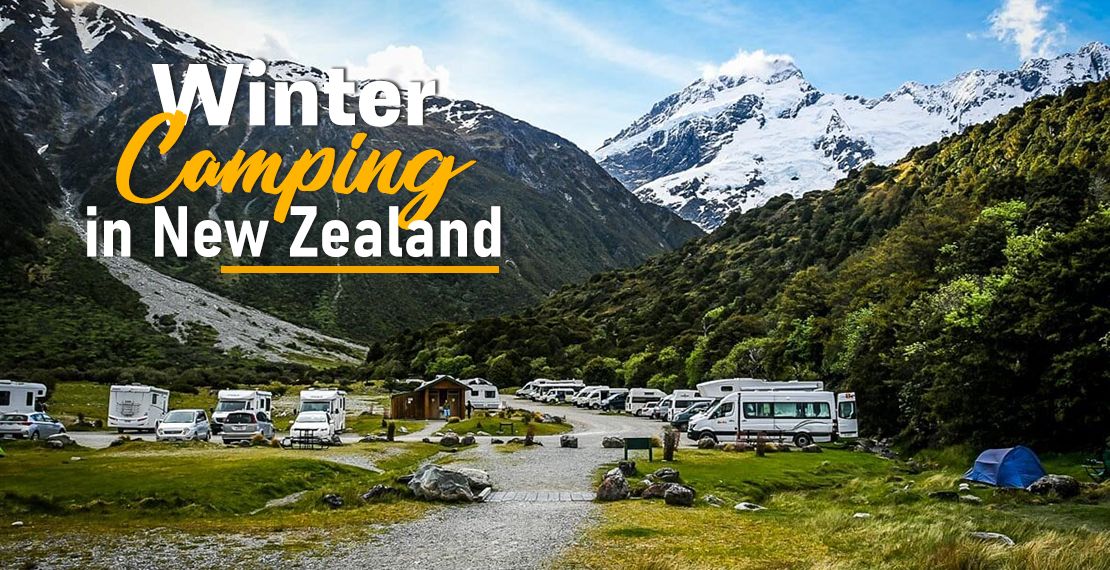 Winter camping in New Zealand