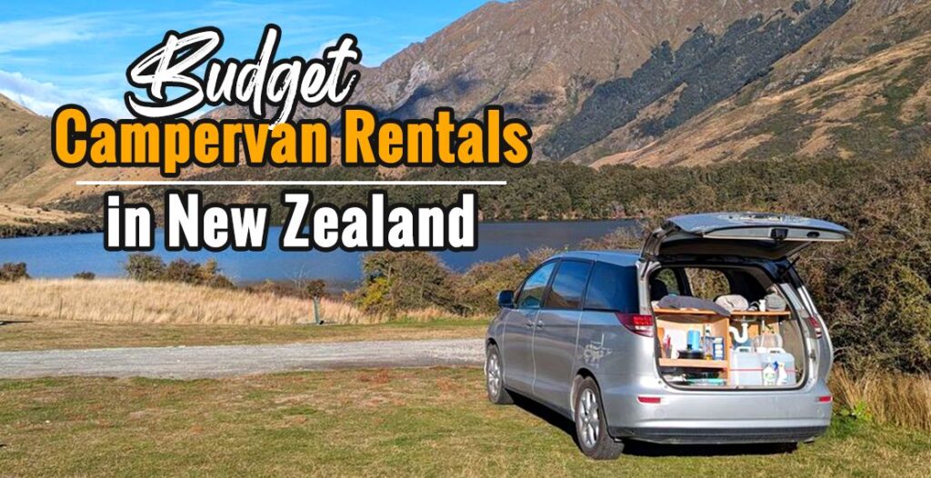 Budget campervan rentals in New Zealand