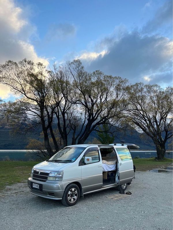 Freedom camping with a campervan