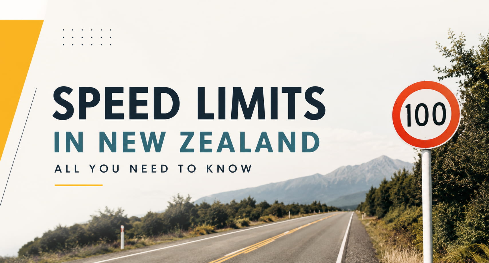Speed limits in New Zealand