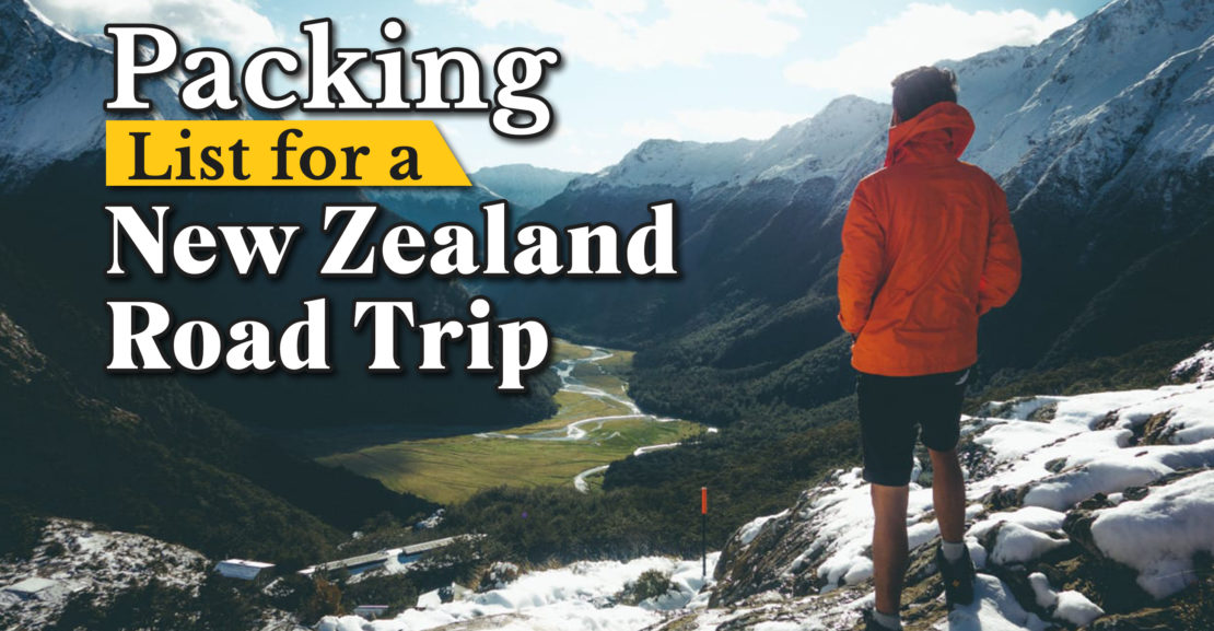 packing list to travel into new zealand