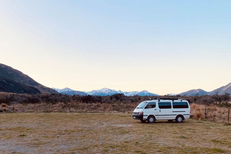 Campervan in hidden spots